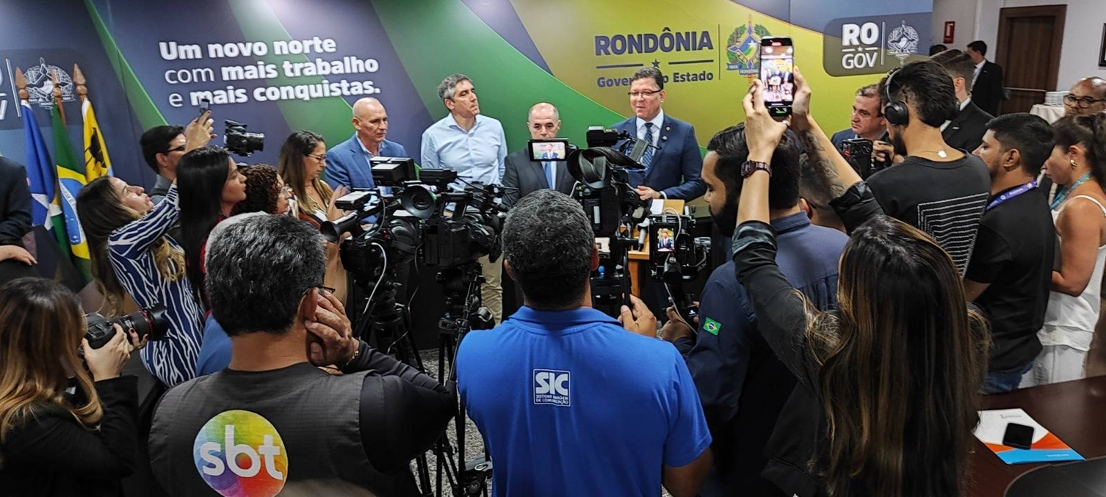 Deputado Ezequiel Neiva participou do lançamento da Usina de Etanol de Cerejeiras