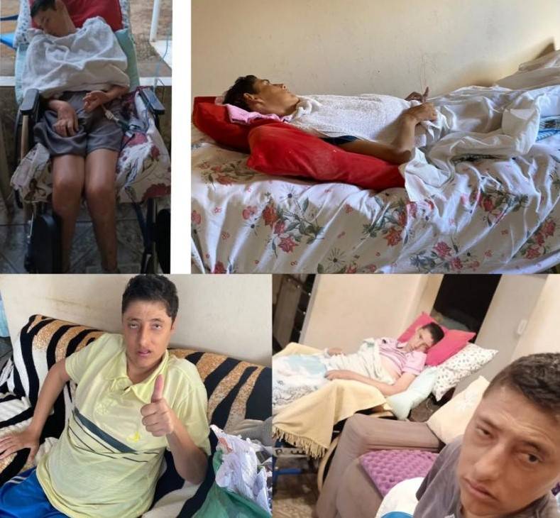 Após perda do pai e de INSS cortar benefício, família cria campanha solidária para ajudar gêmeos especiais, em Vilhena