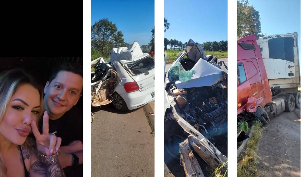 Sepultado hoje em Pimenta Bueno, vereador morreu dormindo após carro dirigido pela namorada atingir carreta na BR 364
