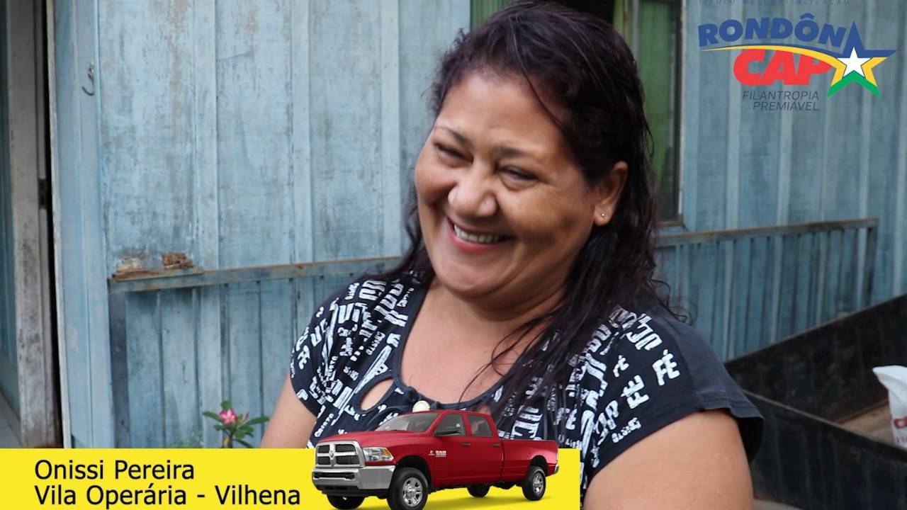 Vilhenense é uma das ganhadoras da picape Dodge RAM sorteada pelo Rondoncap e embolsa prêmio de R$ 150 mil