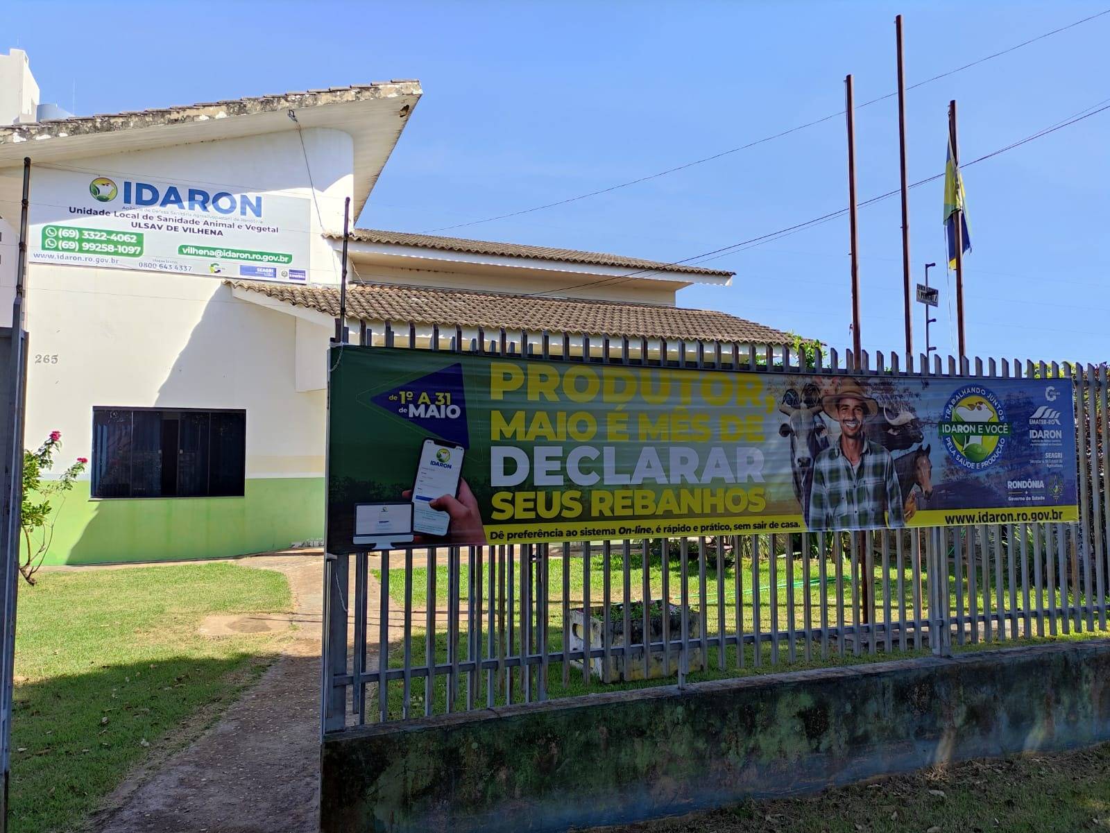 Criadores de animais em Vilhena podem declarar rebanhos à Idaron pela internet; informe é obrigatório até 31 de maio