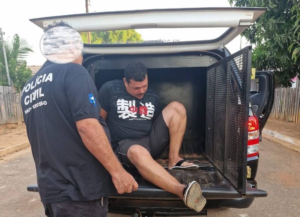 Polícia prende maníaco que matou namorada em cidade de MT e arrastou pelas ruas o corpo dela, preso por corrente em motocicleta