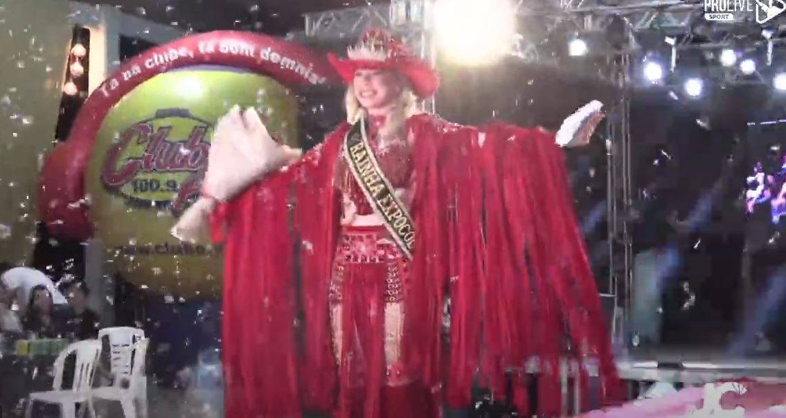 ASSISTA: saiba quem são as vencedoras do concurso Rainha da Expocol 2024, realizado ontem e transmitido pelo Youtube