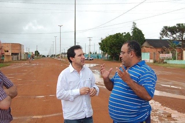 Natan vai visitar obras executadas em Vilhena com emendas de sua autoria