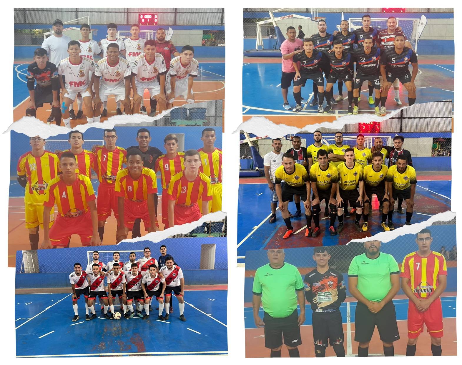 Goleadas marcaram a segunda rodada da Copa Cidade de Futsal; 32 gols foram marcados em três jogos