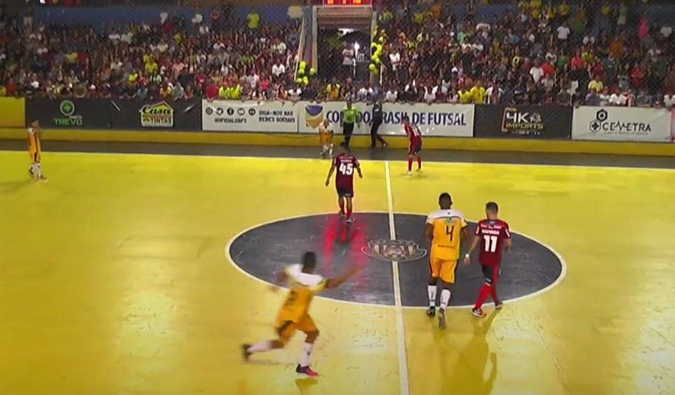 Em Vilhena, Fortaleza mostra força e goleia o Deportivo Futsal no primeiro confronto pelas  quartas de final da Copa do Brasil