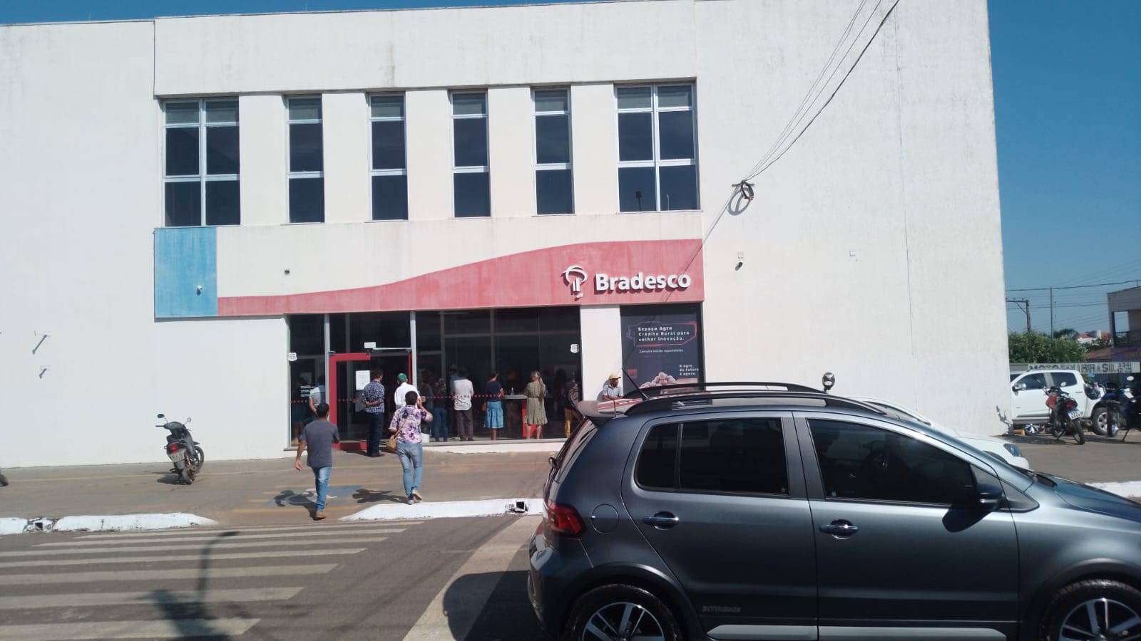 Implantada em 1978, agência do Bradesco vai fechar as portas na cidade de Colorado do Oeste em duas semanas
