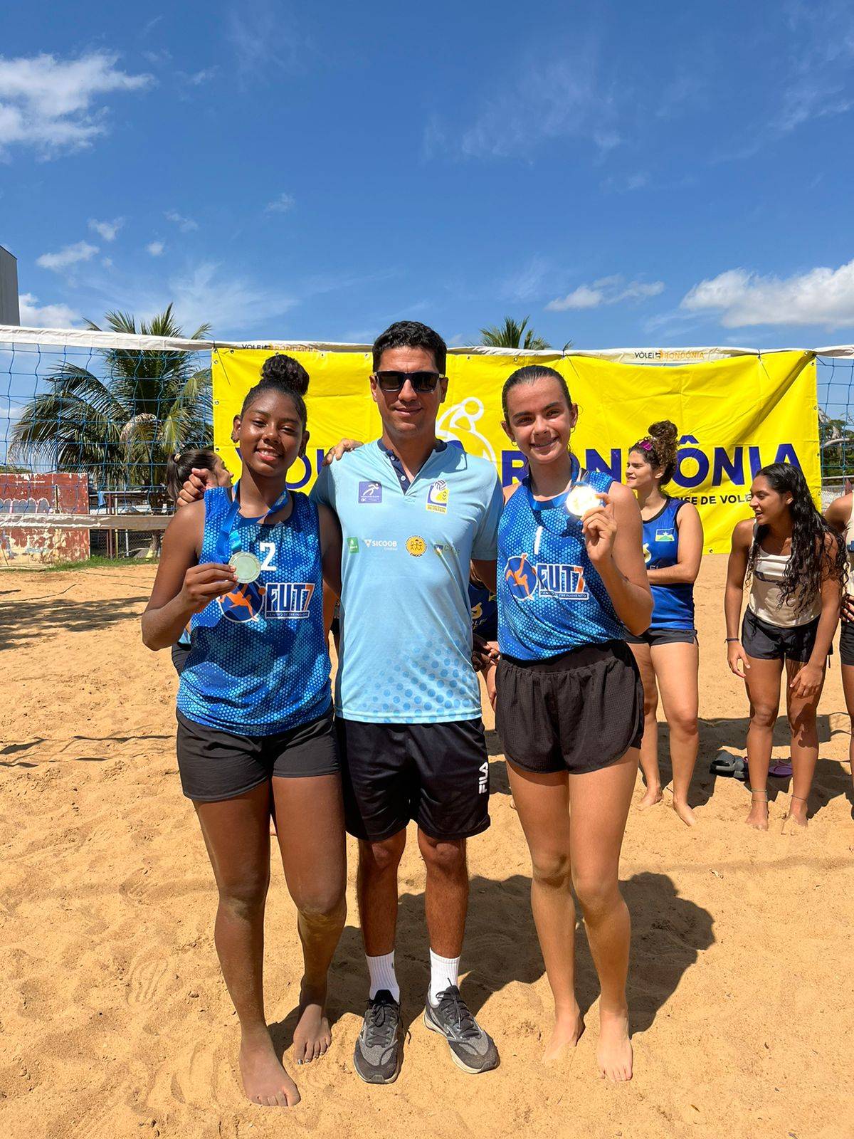 Dupla feminina da AVV conquista de forma invicta torneio Sub-23 de Vôlei de Praia em Porto Velho