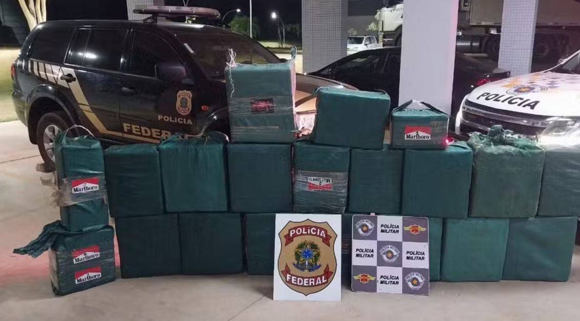 Caminhão de empresa vilhenense é apreendido mais de 600 kg de cocaína escondida em carga de carnes no interior de São Paulo