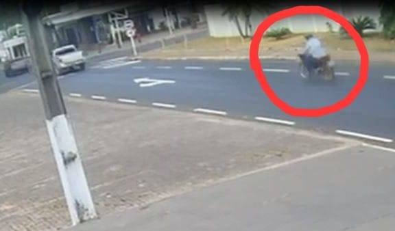 ASSISTA: vídeos mostram assassino em alucinada fuga de moto após execução de dentista na região central de Vilhena