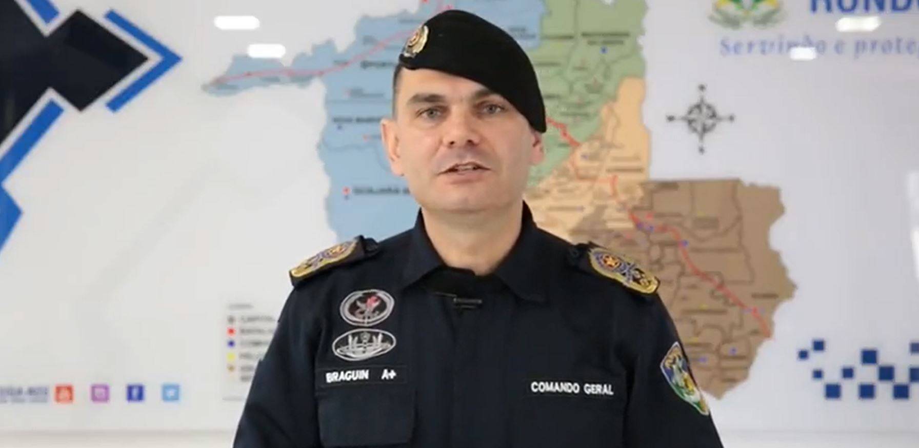 VÍDEO: comandante geral da PM comenta a caçada ao pistoleiro que matou dentista em Vilhena, baleou militar e segue em fuga, mesmo ferido