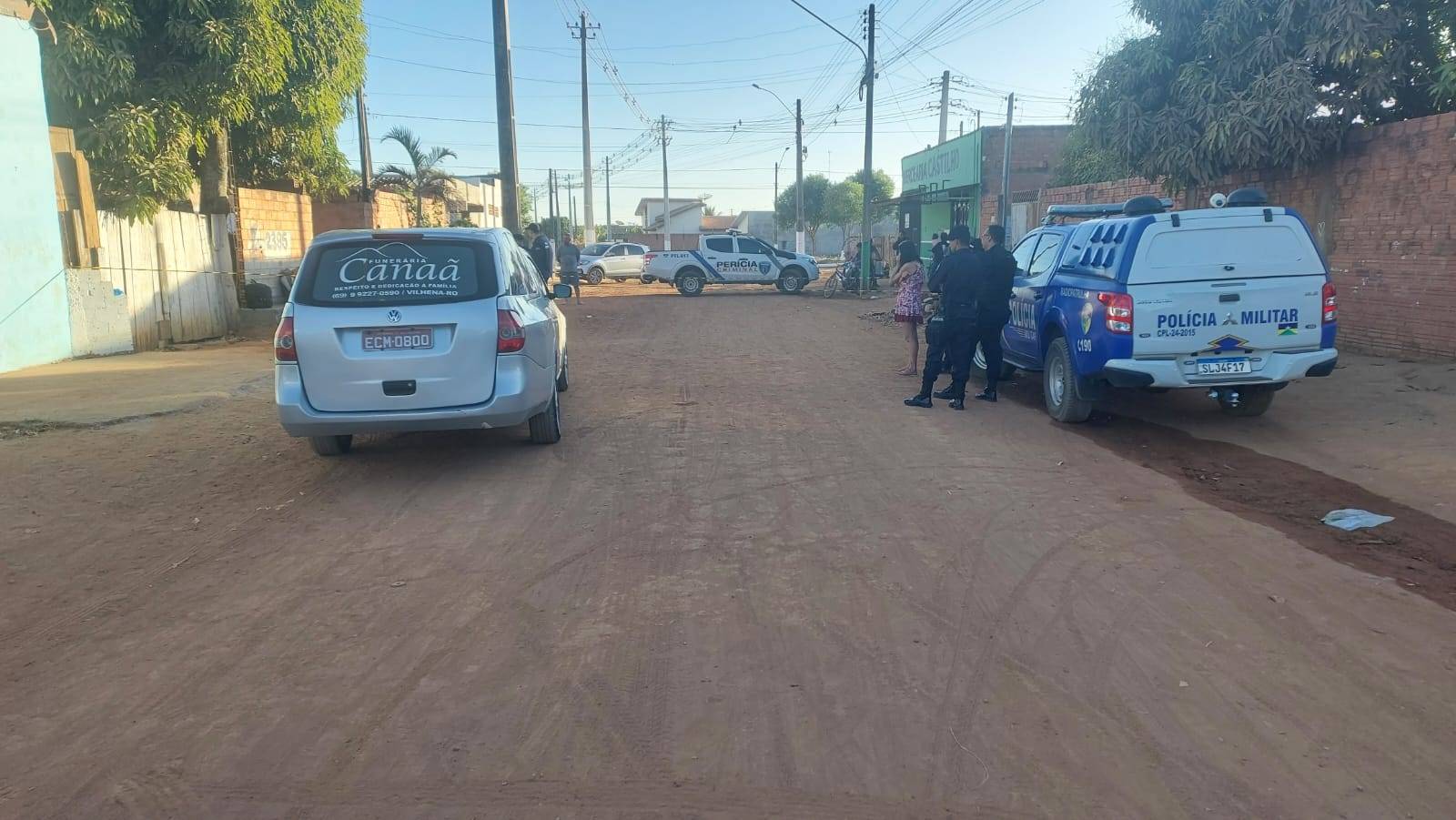 Homem de 30 anos é executado com vários tiros logo após brigar com a esposa grávida e sair de casa, em Vilhena