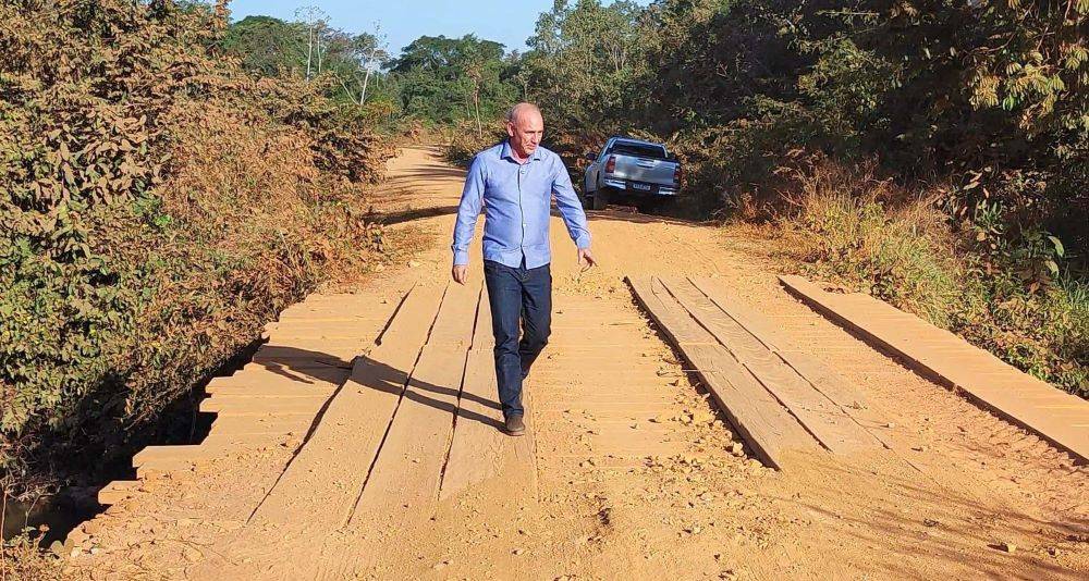 Deputado Ezequiel Neiva anuncia liberação de R$ 1,8 milhão para construção de ponte em Corumbiara