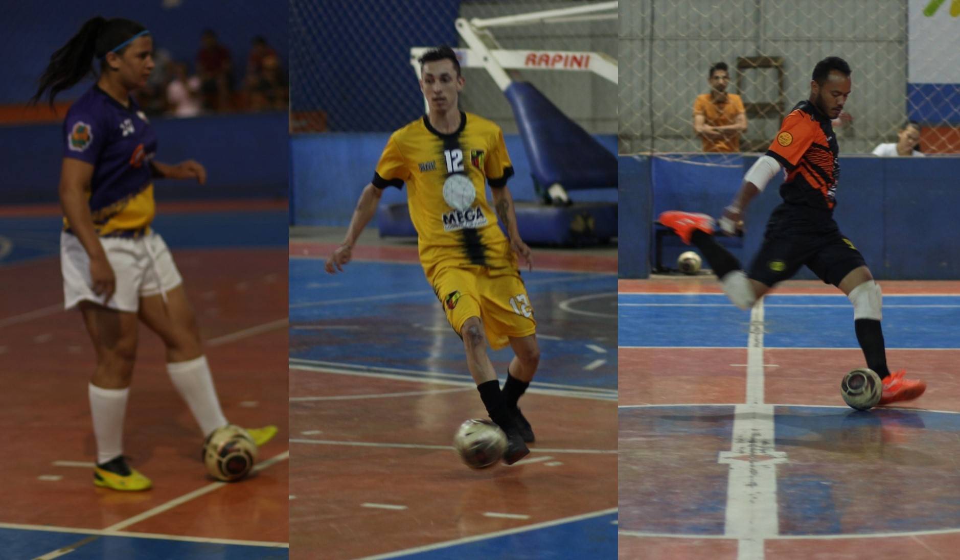 Ginásio Geraldão recebeu uma partida pela Copa Cidade de Futsal Feminino e duas pelo Masculino