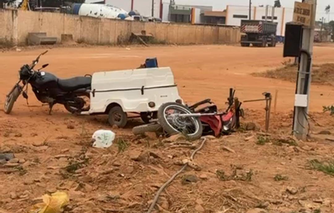 VÍDEO: acidentes em sequência marcam o início da sexta-feira, em Vilhena; um motociclista morreu ao cair em galeria