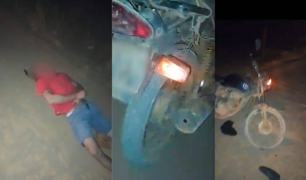 Motociclista encontrado desacordado e em meio a uma poça de sangue é resgatado em estado grave pelo Corpo de Bombeiros, em Vilhena