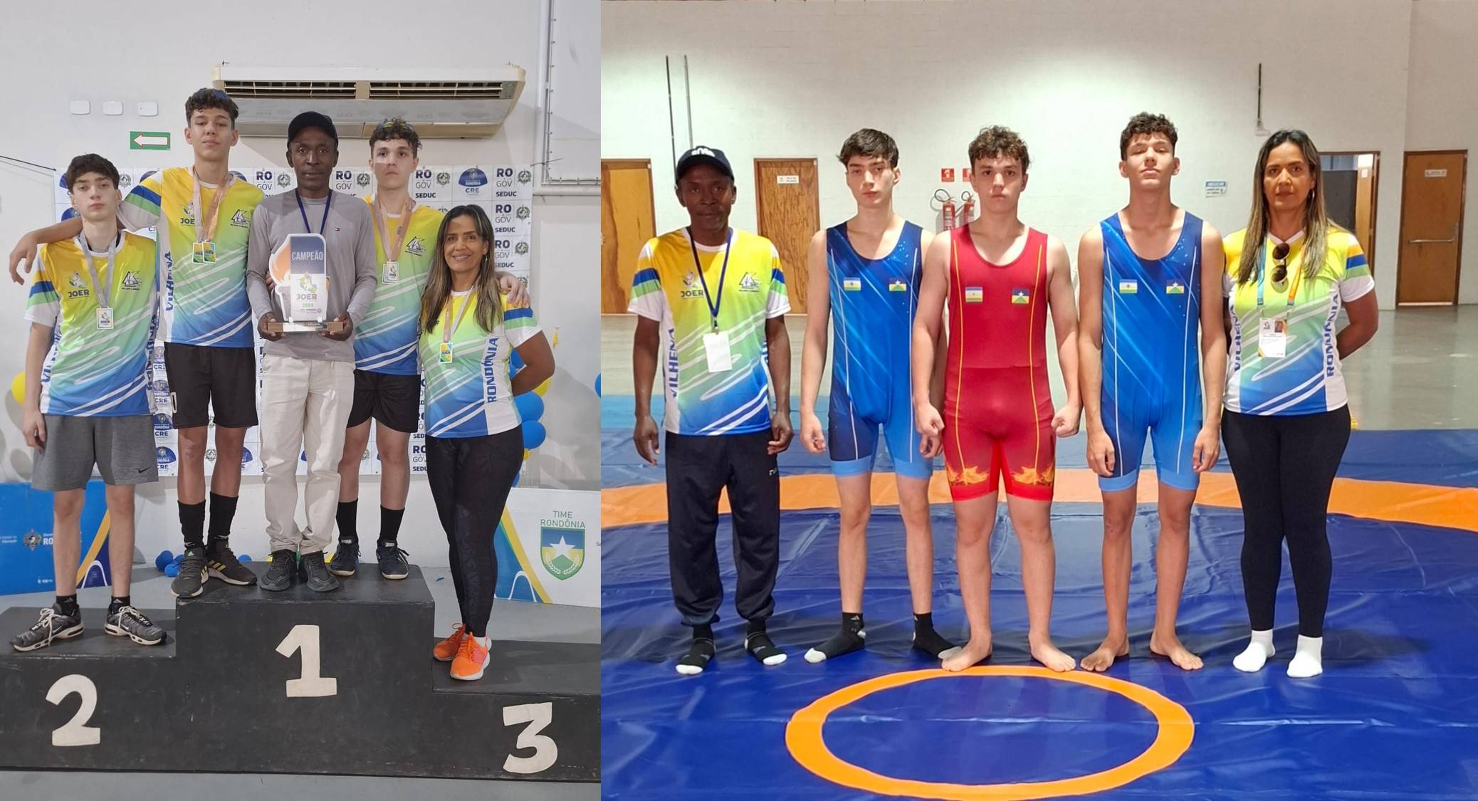 Equipe de Wrestling do Instituto Estadual de Educação Wilson Camargo é medalhista nos Jogos Escolares de Rondônia 2024