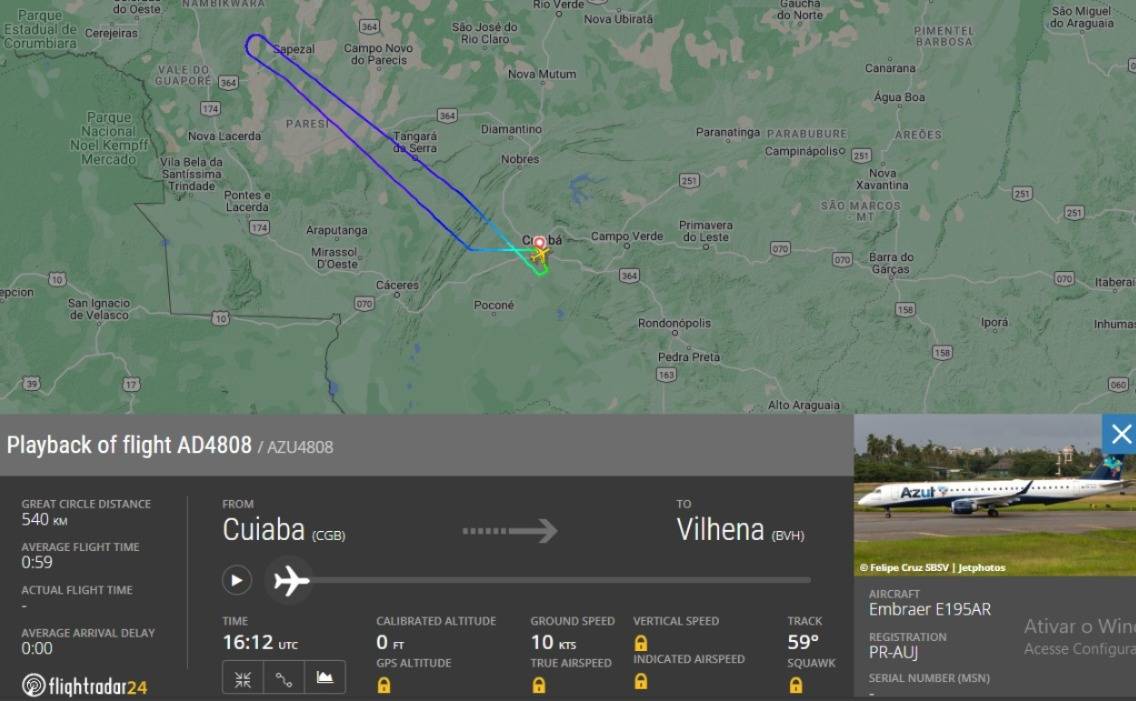 SEM CONDIÇÕES: fumaça de queimadas faz única companhia aérea que opera em Vilhena cancelar mais um voo na cidade