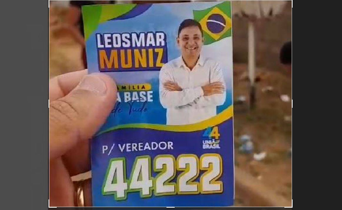 ASSISTA VÍDEO: após recolher material espalhado em Vilhena, candidato a vereador denuncia sabotagem contra sua campanha