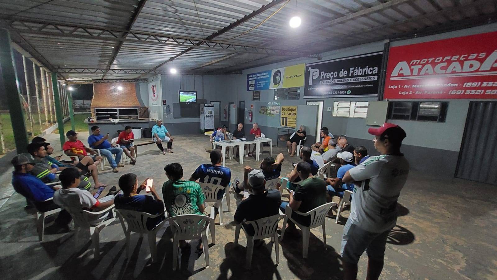 Coordenação da “Taça Aciv Semes Sicoob 25 Anos” realiza sorteio dos grupos das três categorias, em Vilhena
