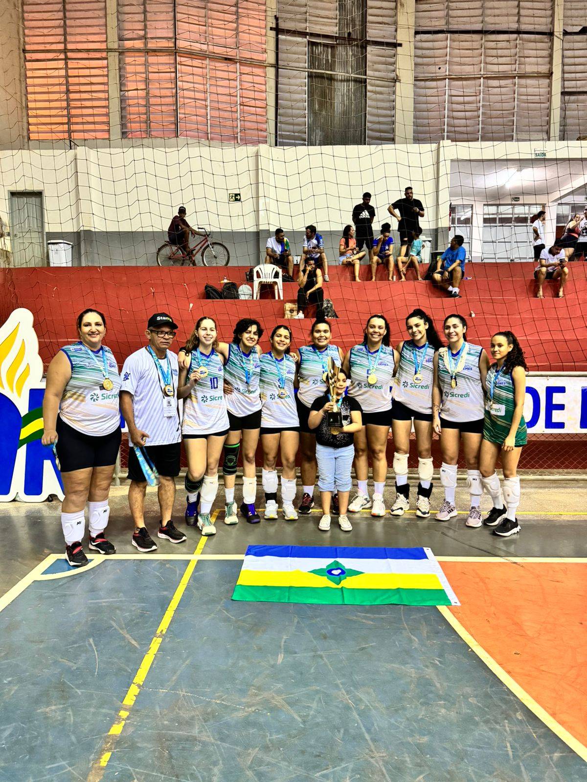 Vilhena é ouro no voleibol feminino dos Jogos Intermunicipais de Rondônia, em Cacoal