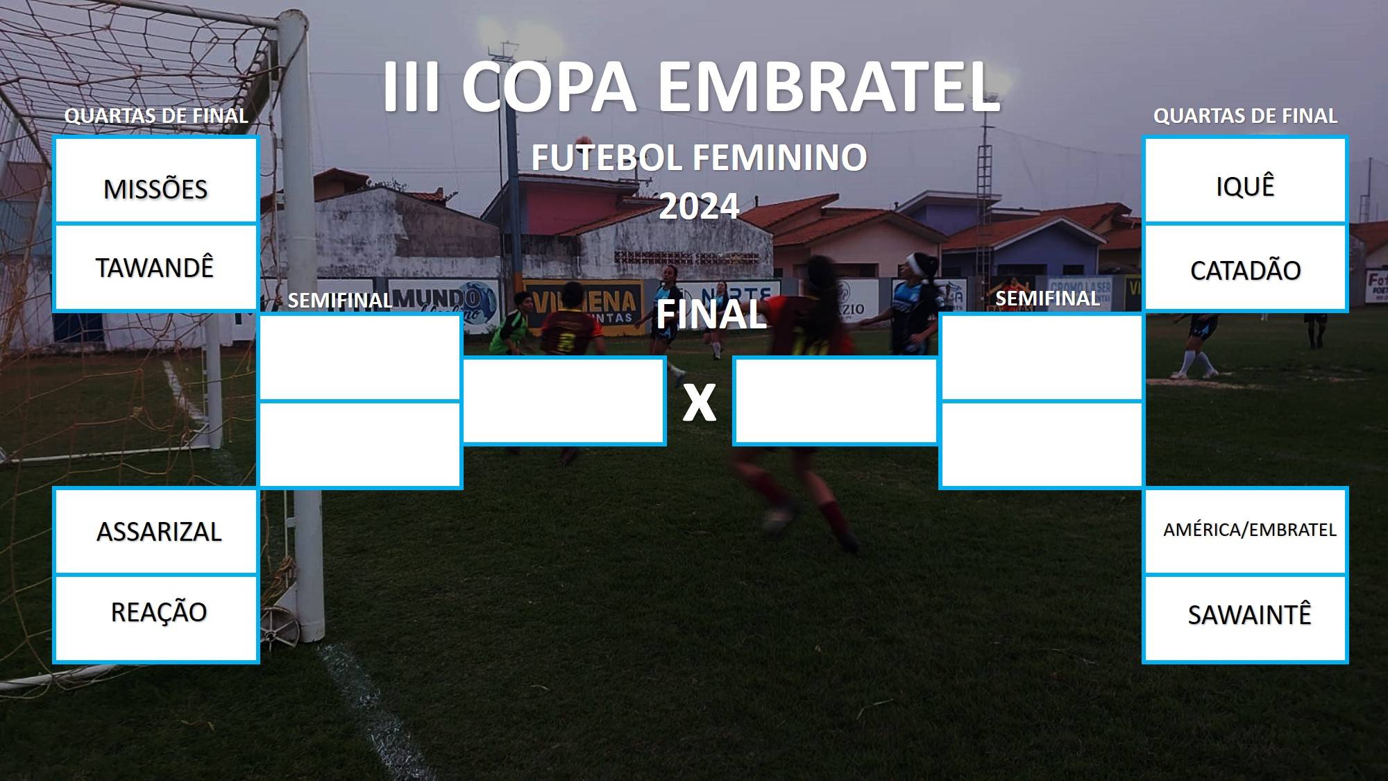 Copa Embratel de Futebol Society Feminino define classificados para as quartas de final