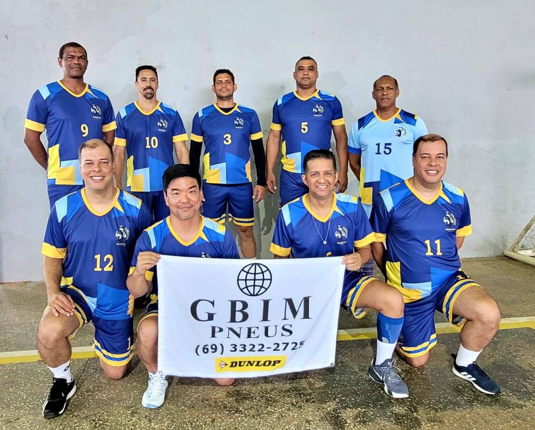 Equipe vilhenenses é campeã invicta da Copa Ouro Preto de Voleibol Master