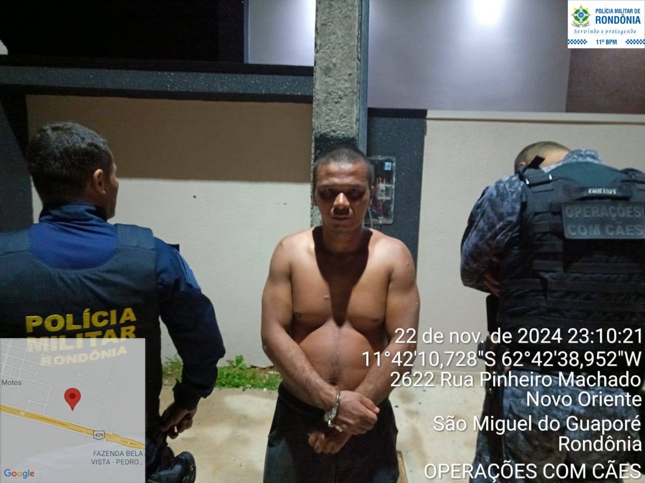VEJA VÍDEO: delegado confirma prisão do acusado de ser o autor da chacina que abalou Rondônia e teve mulher, criança e bebê como vítimas