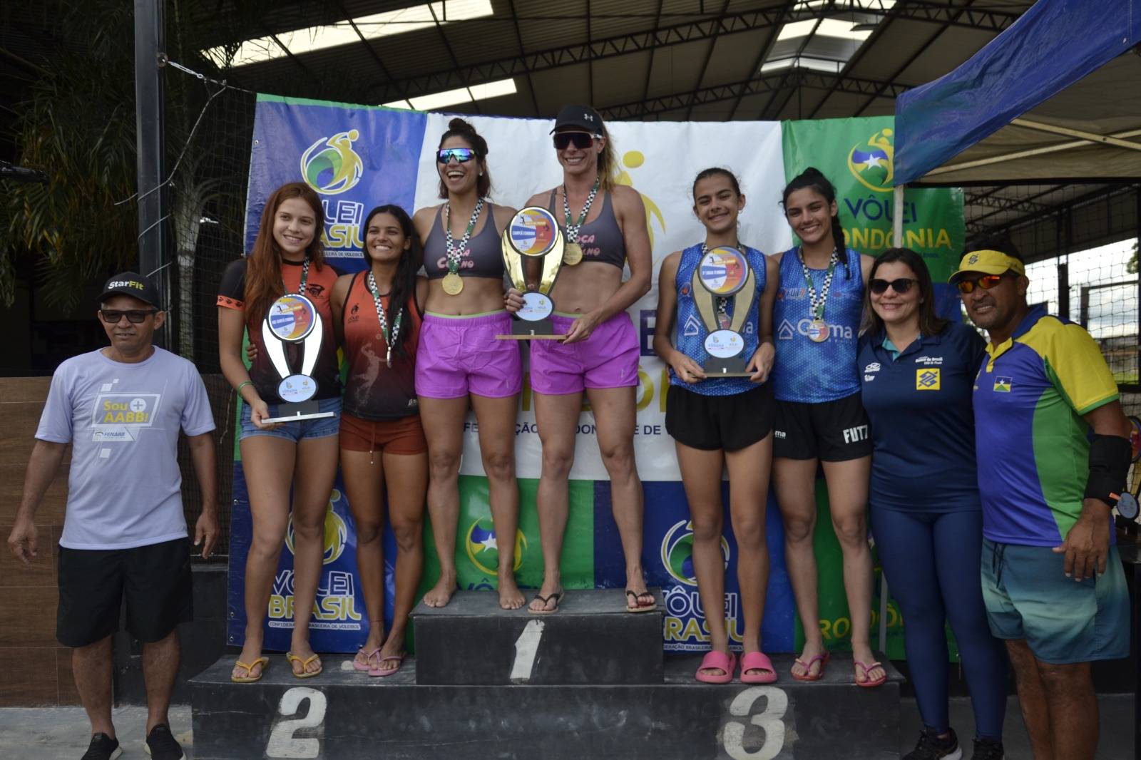 Finais com duelos entre Porto Velho (RO) e Cuiabá (MT) marcaram a primeira edição da Copa Vilhena de Vôlei de Praia