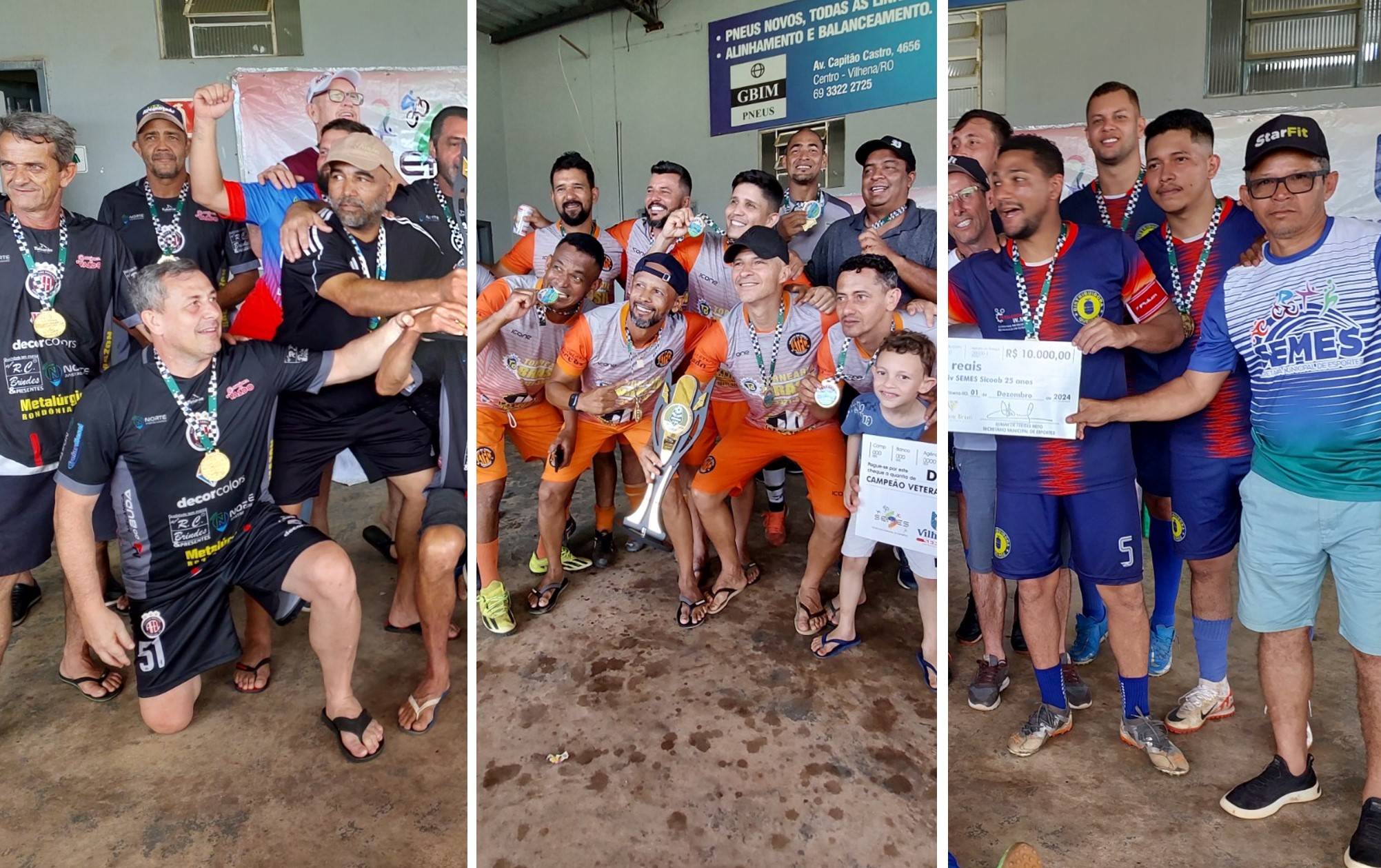 Jogos finais da Taça Aciv Semes Sicoob 25 Anos atraem grande público e movimentam final de semana
