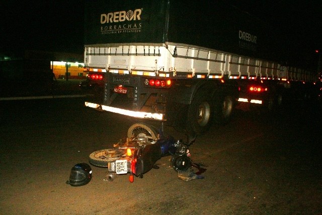 Acidente no perímetro urbano de Vilhena da BR 364 causa morte de motoqueiro