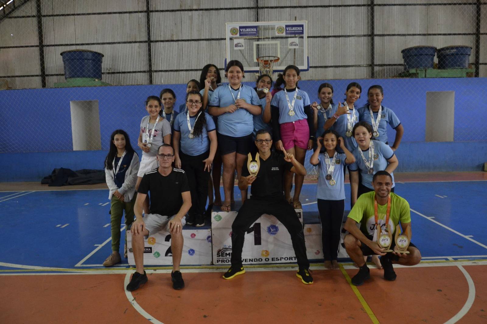 Escola Vilma Vieira lidera o quadro de medalhas dos Jogos Interescolares de Vilhena