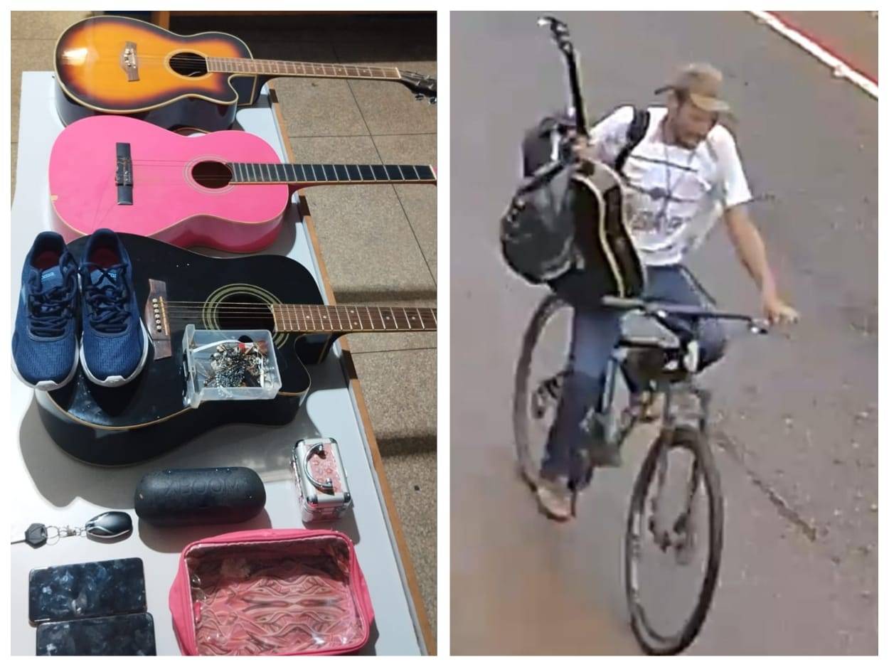Dupla “Perigo” e “Madruga” é presa com instrumentos musicais furtados e vão responder por furto e receptação
