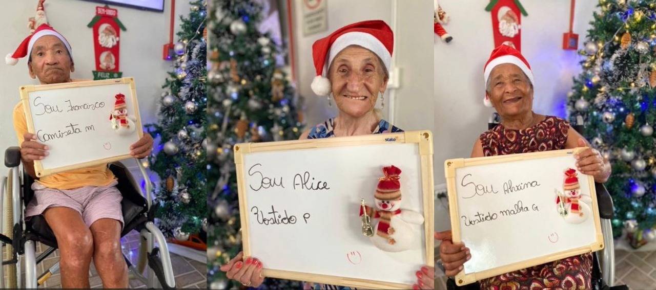 Campanha solidária busca presentear residentes do Lar dos Idosos Maria Tereza Da Lamarta, em Vilhena
