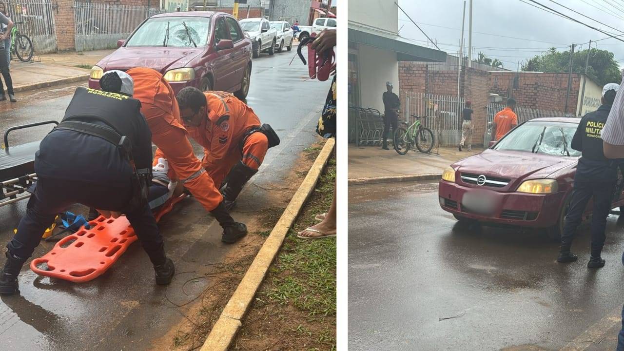 URGENTE: avó e neta são atropeladas em avenida movimentada de Vilhena