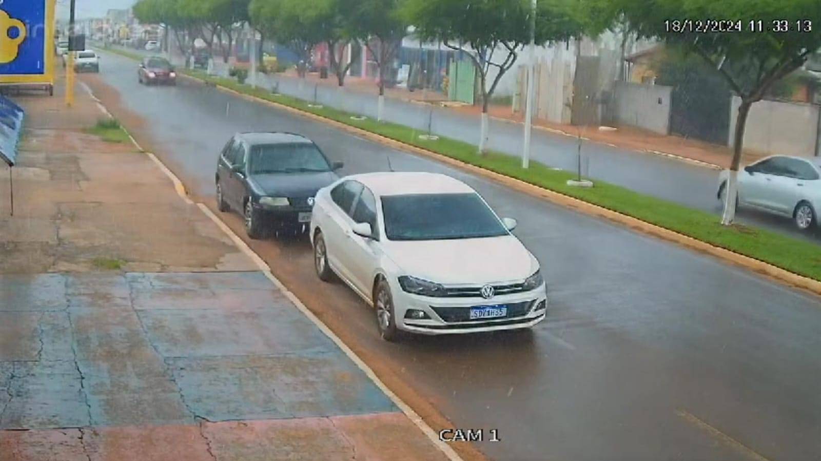 ASSISTA: vídeo mostra exato momento em que criança é atropelada e fica em estado grave em Vilhena