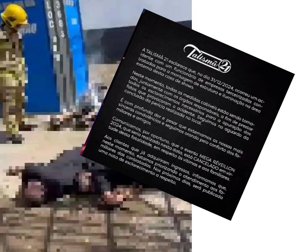 Casa de shows onde quatro pessoas morreram eletrocutadas emite nota lamentando as mortes e cancelando o evento