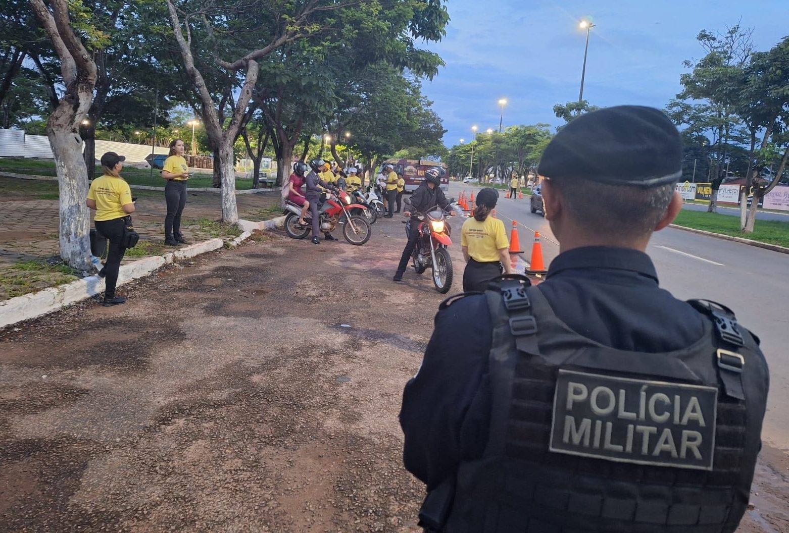 “Corta Giro”: PMRO, Detran e PRF realizam operação de combate ao crime e fiscalização de trânsito em Vilhena