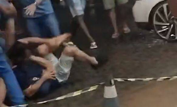 ASSISTA: vídeo mostrando briga generalizada em conveniência de posto em Vilhena viraliza em grupos no WhatsApp