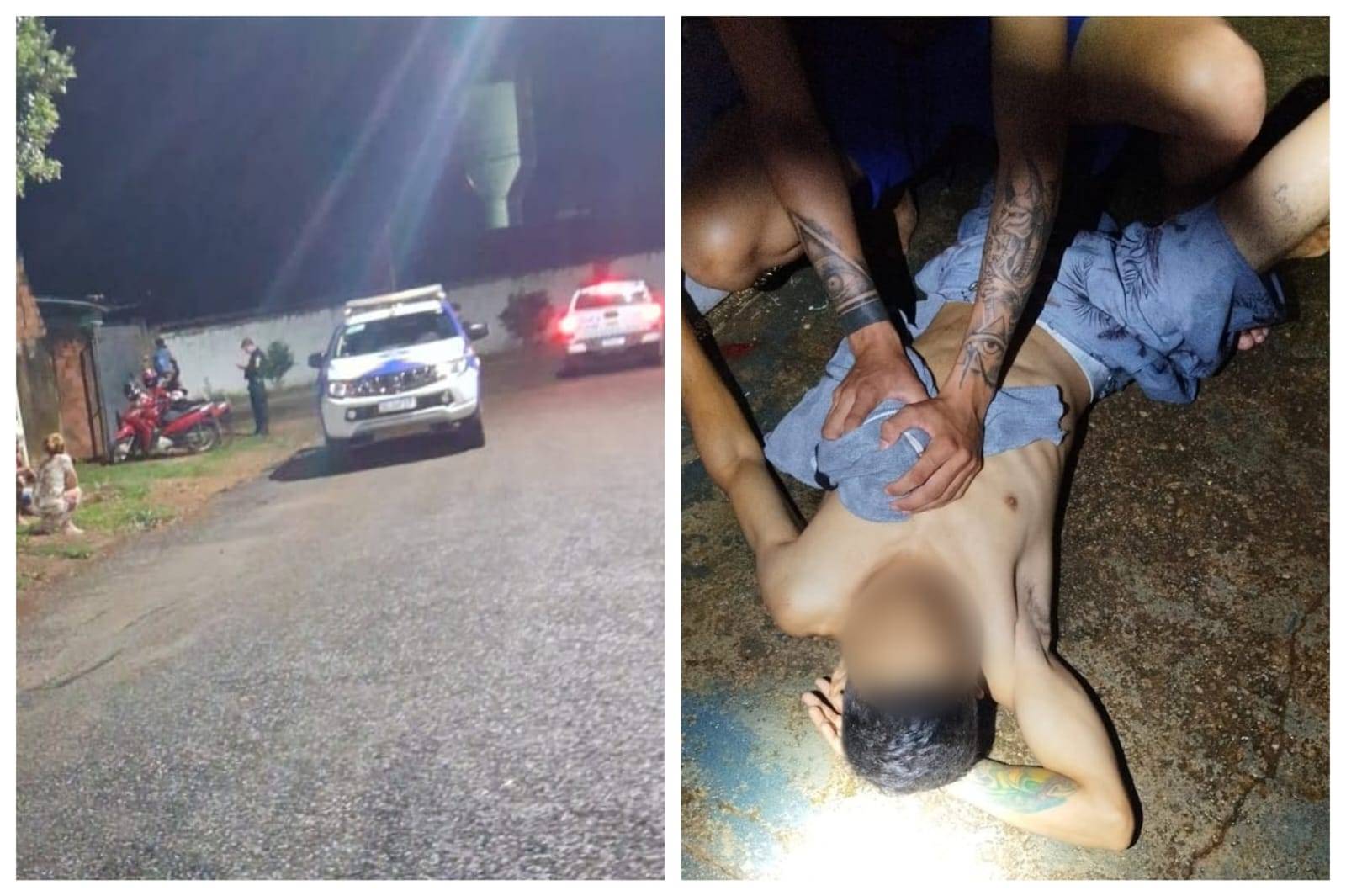 URGENTE: rapaz é resgatado com vida após sobreviver a tentativa de assassinato em Vilhena; polícia mobilizada