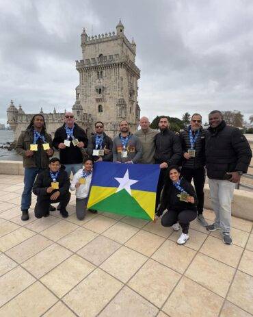 Atletas de Rondônia se destacam no Campeonato Europeu de Jiu-Jitsu 2025, em Portugal