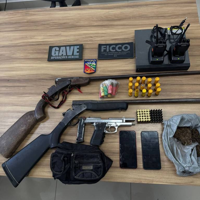 Bandidos que abrigaram assassinos de policial militar, o que deflagrou “guerra contra facções” em Rondônia, são presos com arma da vítima