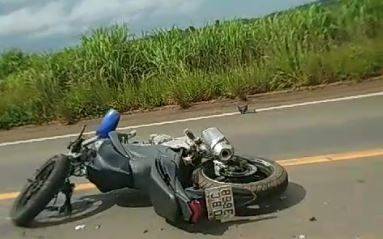 Garoto de 22 anos que sofreu acidente na BR 364, em Vilhena, é transferido intubado e em estado gravíssimo para hospital de Cacoal