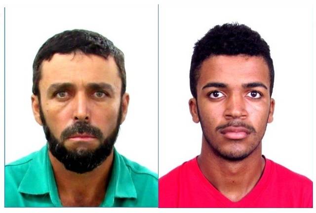 Polícia Civil divulga fotos de pai e filho acusados de envolvimento na morte de pedreiro, em Vilhena; assassinato foi filmado