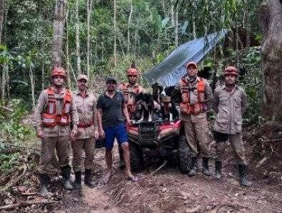 Homem que passou 12 dias perdido na floresta entre Vilhena e Juína sobreviveu comendo palmito e frutos que achava no mato