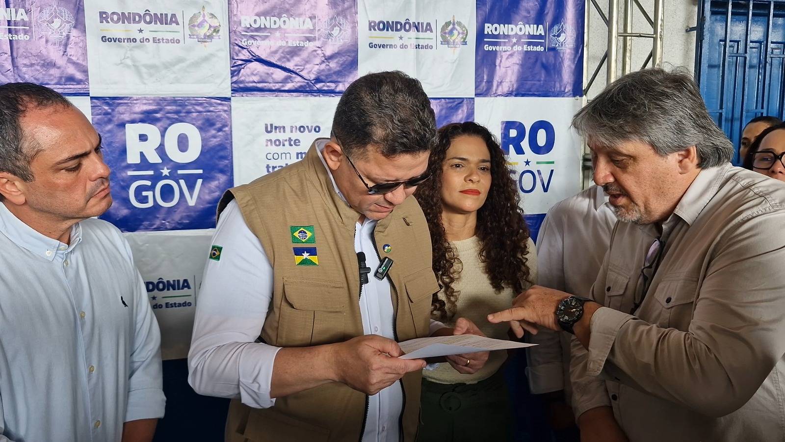 ASSISTA VÍDEO: em Vilhena, governador explica déficit de policiais civis em Rondônia e lembra decisão tomada pela própria categoria