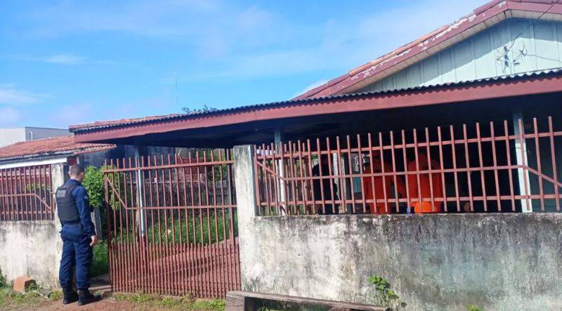 Um pit bull é abatido e outro capturado após ataque em Pimenta Bueno; mulher e três crianças estava acuadas pelos animais
