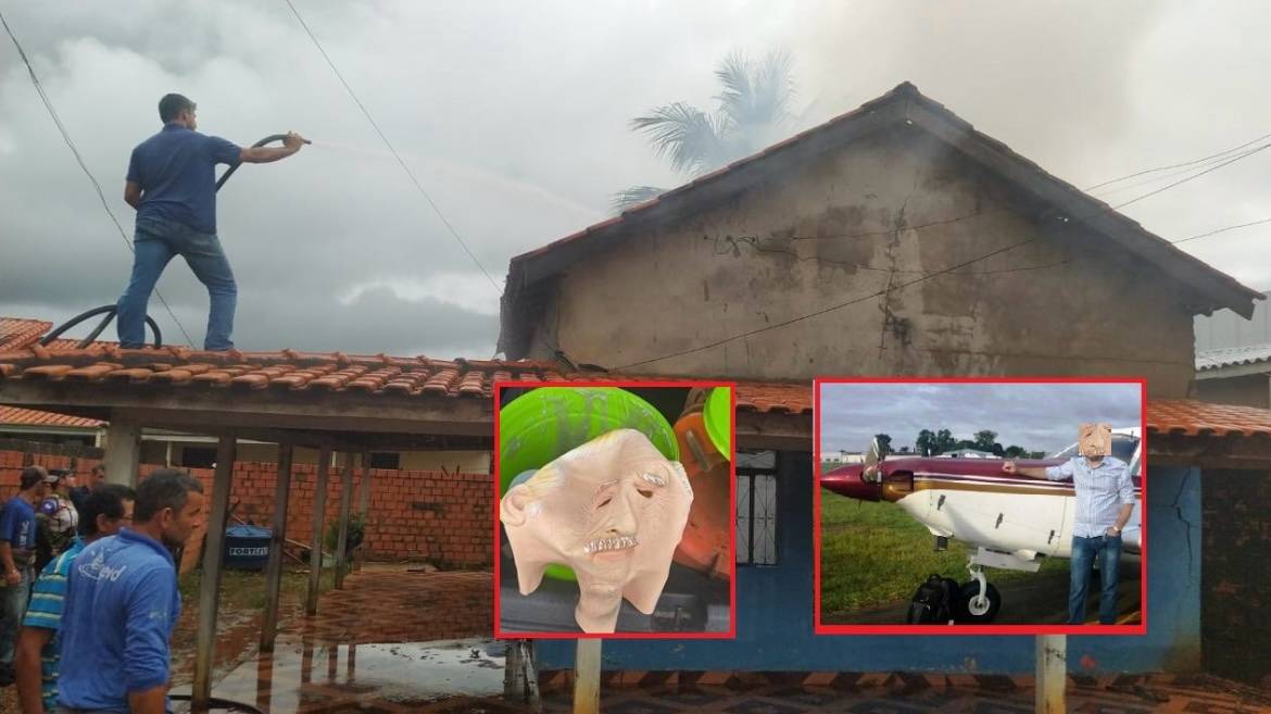 Na véspera de viagem para Vilhena, cadeirante tem casa incendiada em Rondônia; ex-genro piloto de avião é o principal suspeito