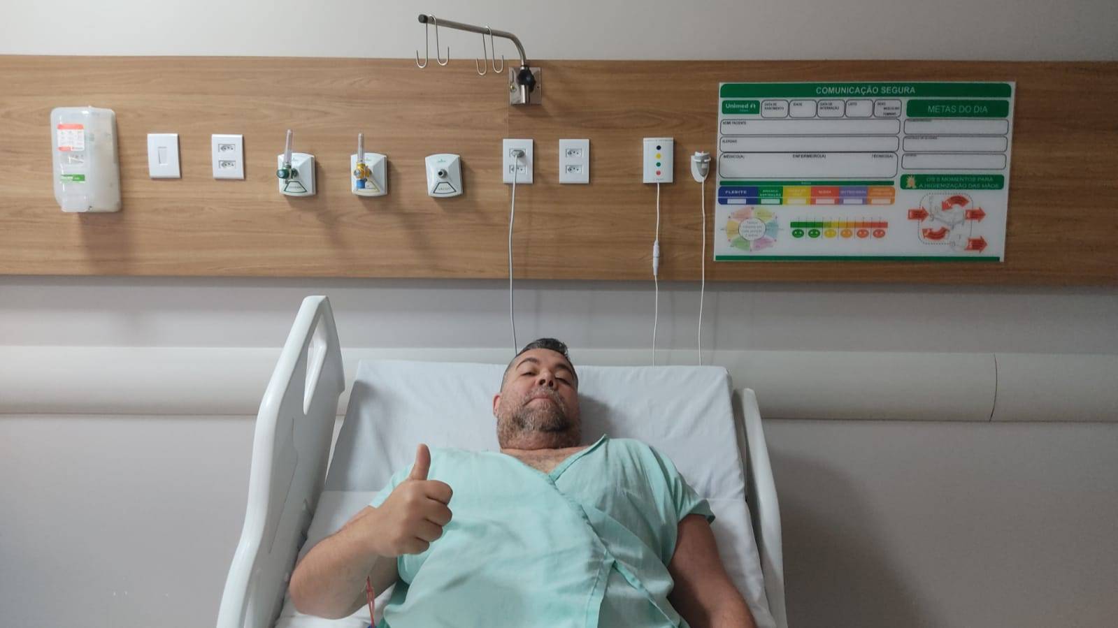 Após dois dias na UTI de hospital em Vilhena, advogado que contraiu dengue em MT mostra que doença pode se tornar grave