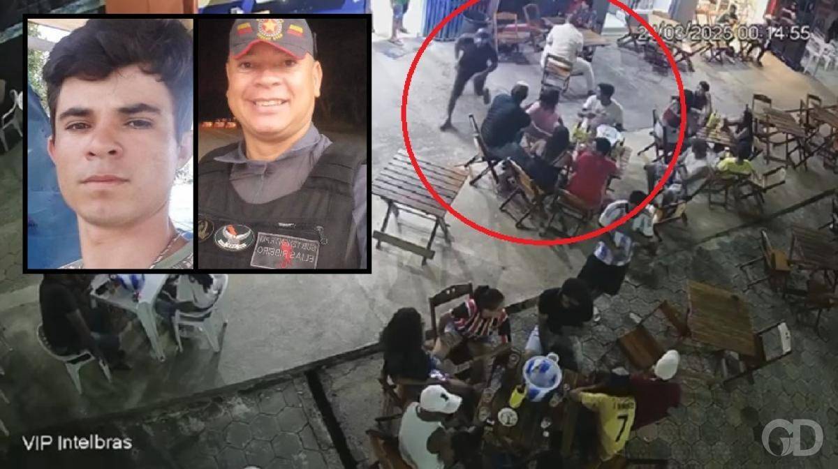VÍDEO: diretor de escola militar é filmado executando rapaz de 26 anos a tiros dentro de bar em cidade de MT